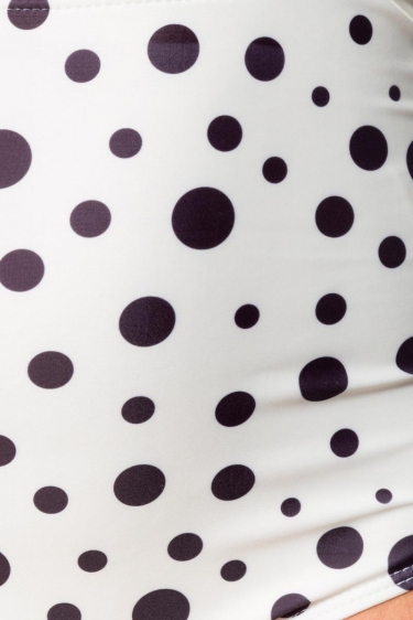 Vintage retro zwembroek met polka dot