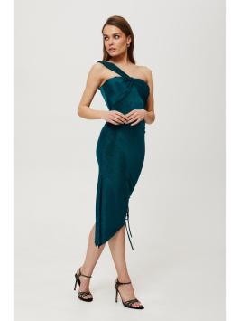 Asymmetrische Avondster Jurk Ocean