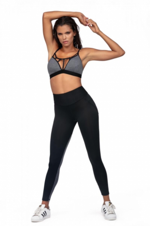 Dubbele kleur sportleggings