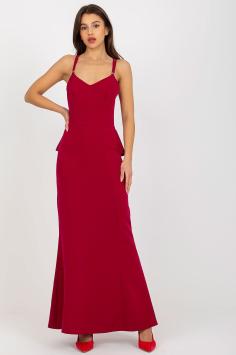 Gala strapless avondjurk rood