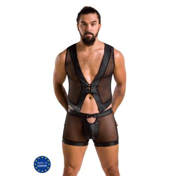 Heren 2-Delig transparant vest set