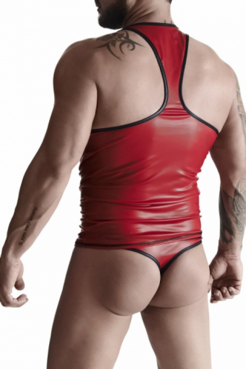 Heren razorback Muscle tanktop rood