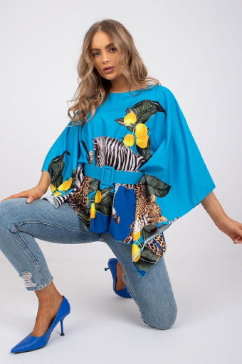 Jungle vleermuismouwen blouse