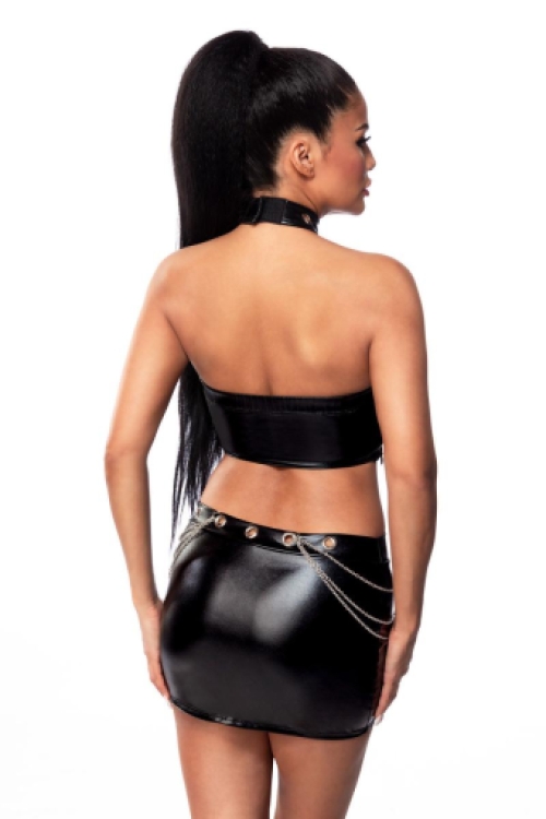 Kinky bustier en mini rok