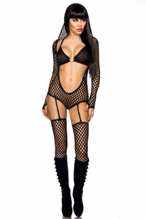 Kinky grof mesh jarrettels body set