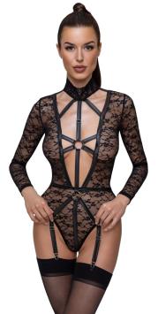 Lange mouwen harnas bodysuit