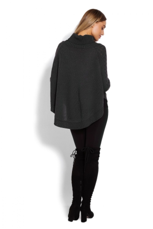 Mama\'s coltrui poncho charcoal