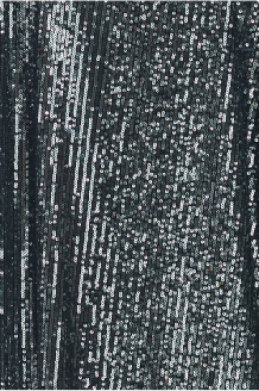 Mini geplooide jurk met pailletten graphite
