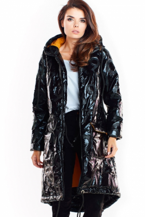 Oversized jas in parka-stijl met capuchon 