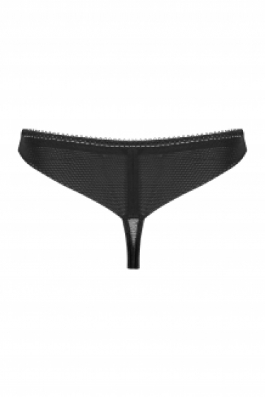 Petite Noir luxe kant en tule string