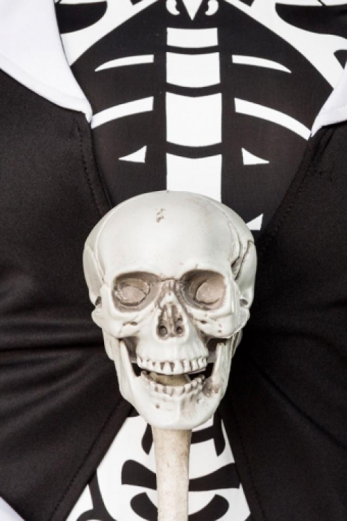 Sexy Voodoo Skelet Kostuum