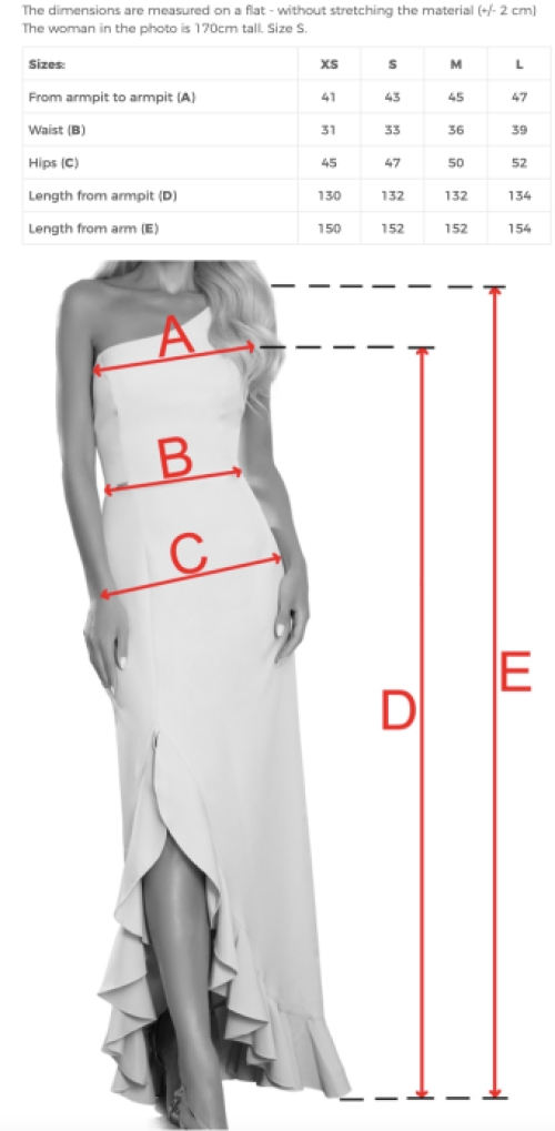 Gala asymmetrische jurk groen