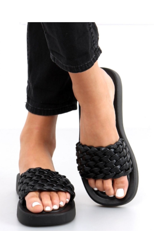 Slippers met gevlochten band armor