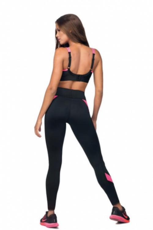 Sportleggings met netinzetten