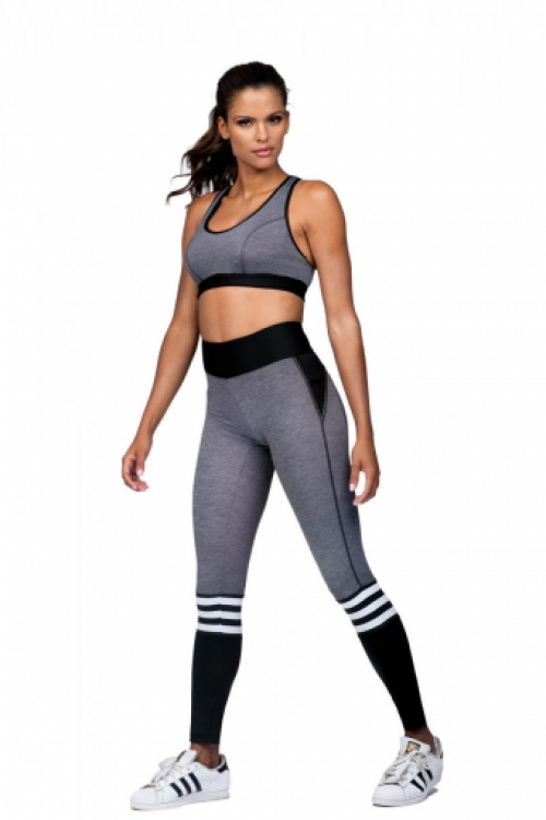 Sportleggings met strepen