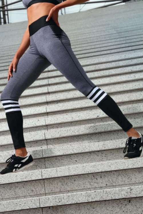 Sportleggings met strepen