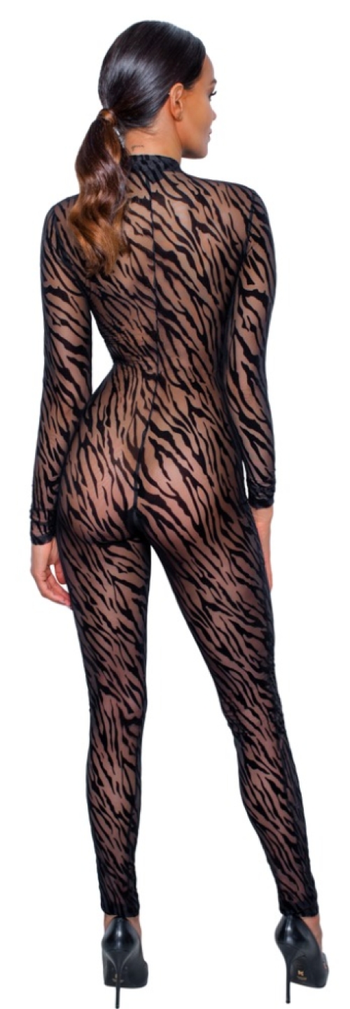 Transparante jumpsuit safari