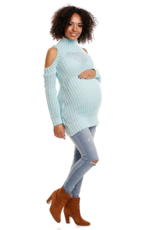 Trendy zwangerschap coltrui mint
