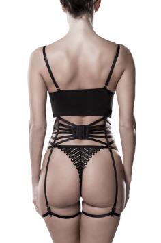 Verleidelijke bustier Venus set