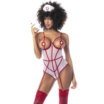 Verpleegster verleiding kostuum