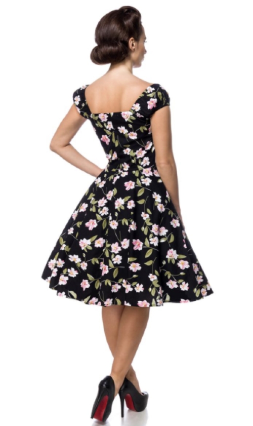 Vintage floral swing jurk lili