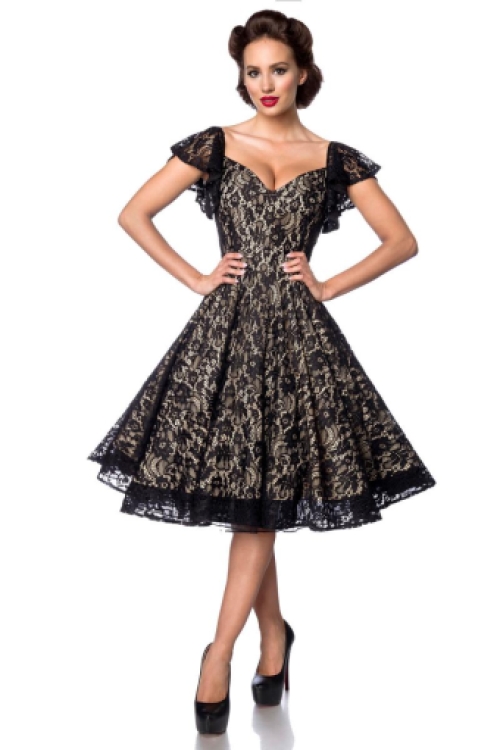 Vintage geïnspireerde kanten jurk