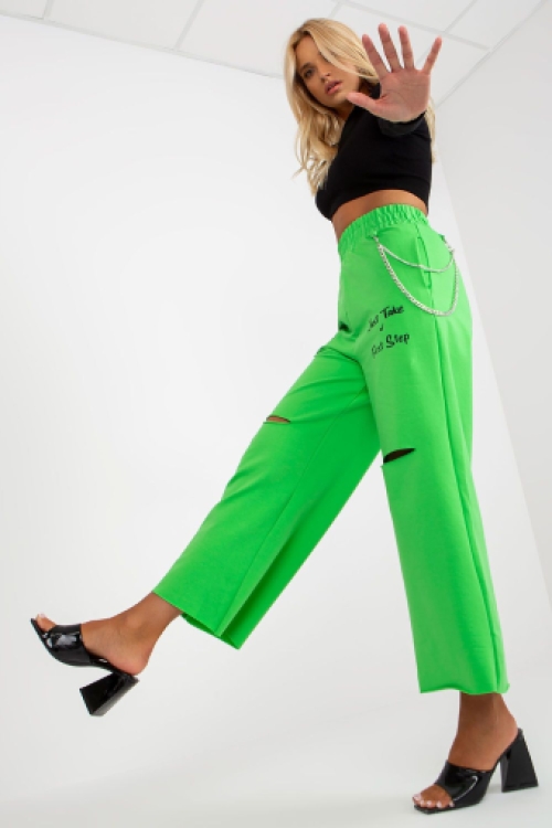 Y2K casual baggy joggingbroek lime