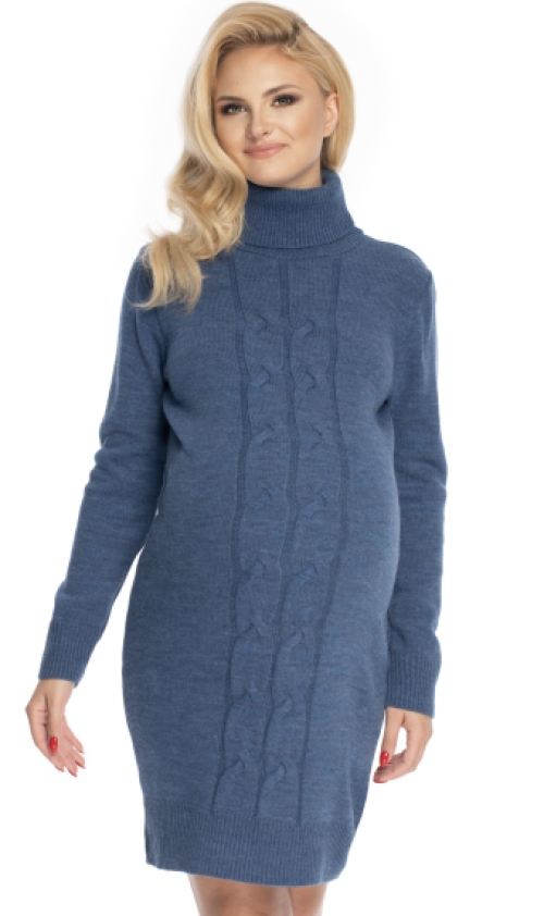 Zwangerschaps coltrui jurk blue